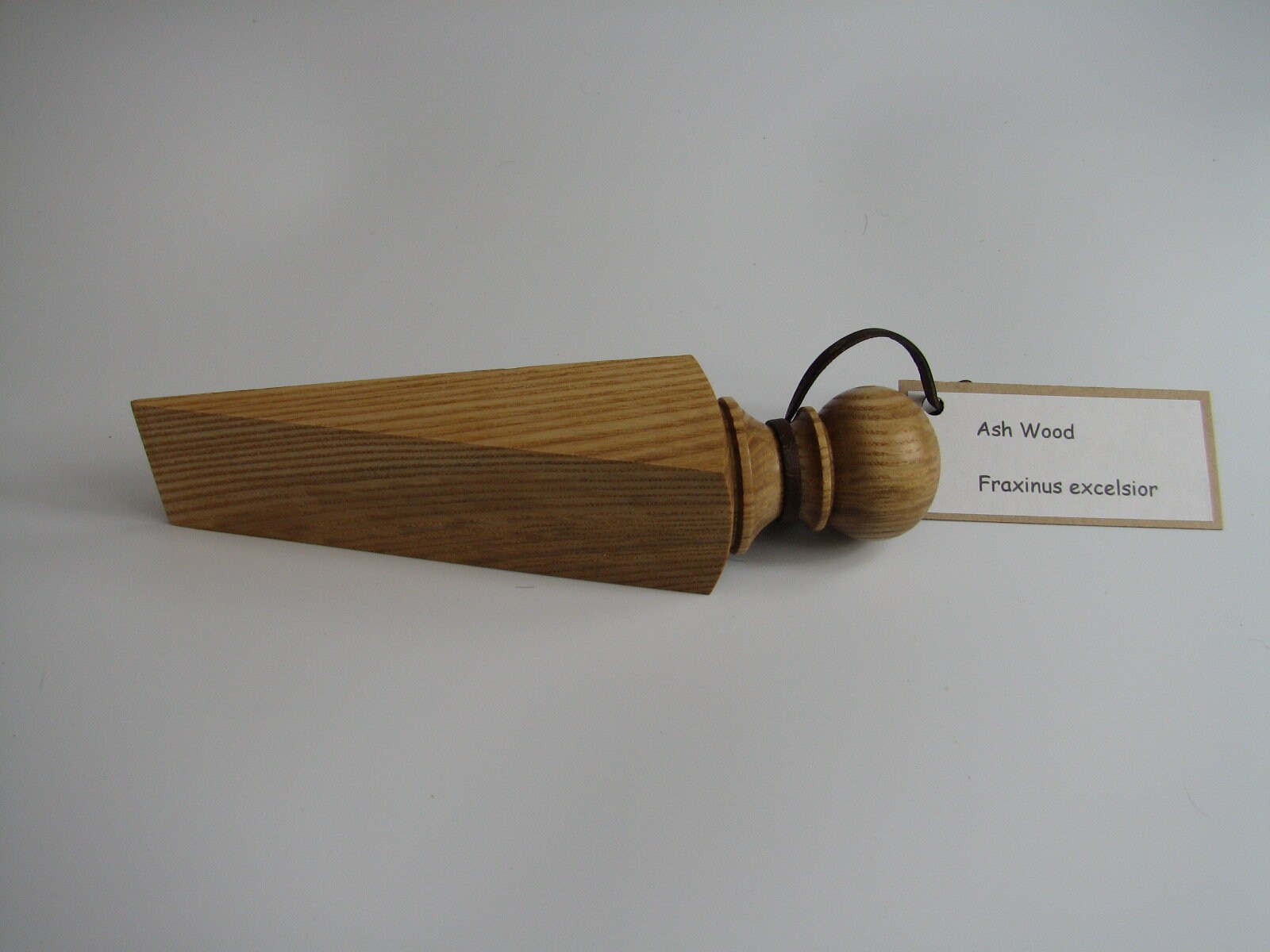 4X Wooden Door Wedge Beech Wood Door Stopper Jammer Pack Of 4