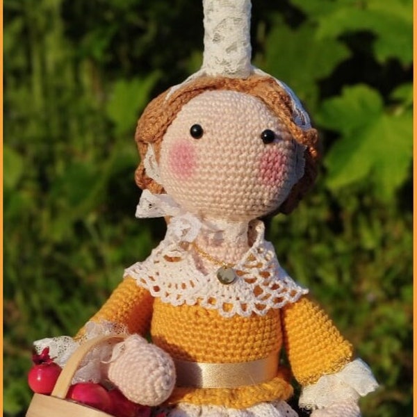Poupeé au Crochet Annick Bigoudène (Bretone) cadeau original ou collection