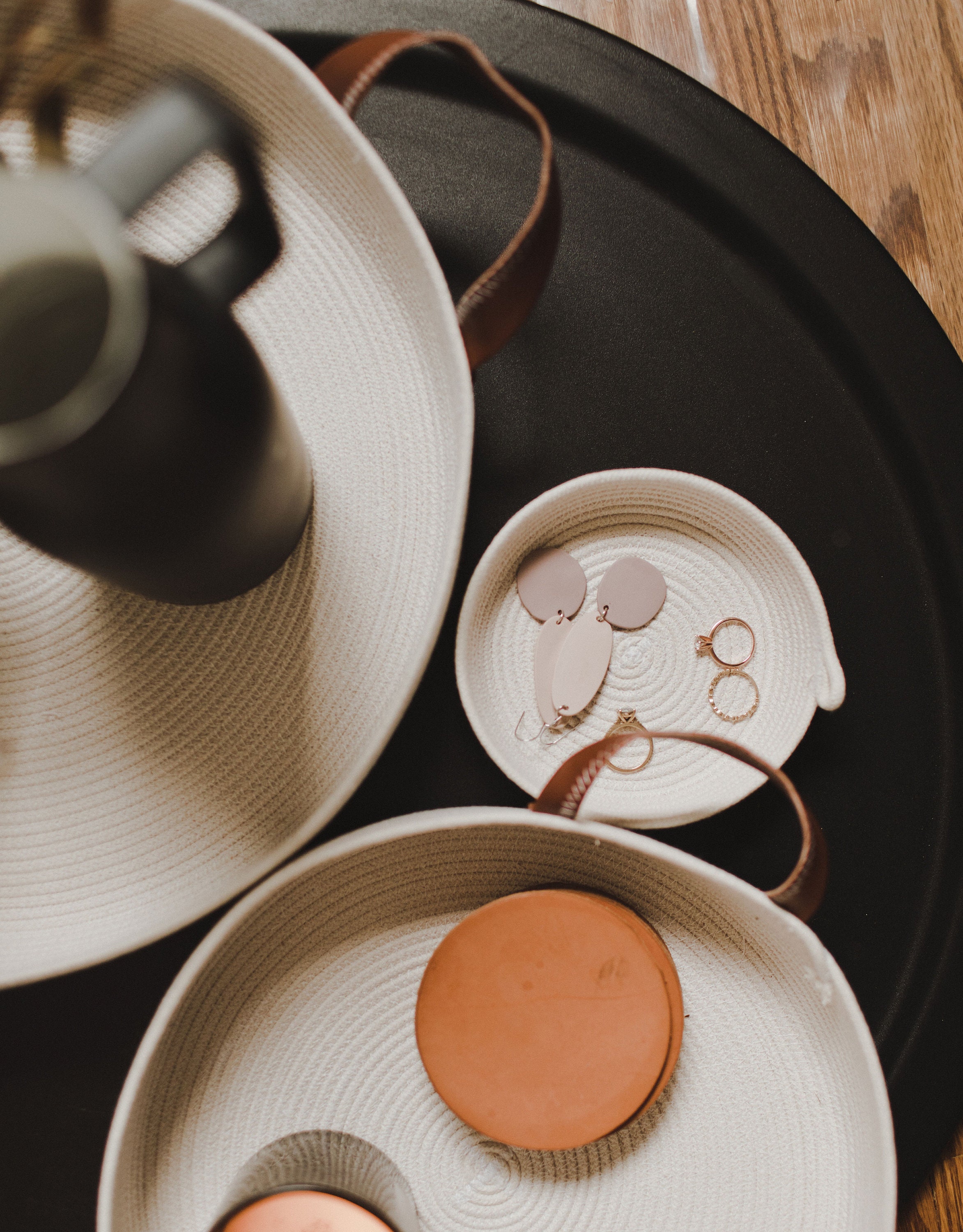 13inch Circle Tray Coffee Table Tray Minimal Tray Etsy