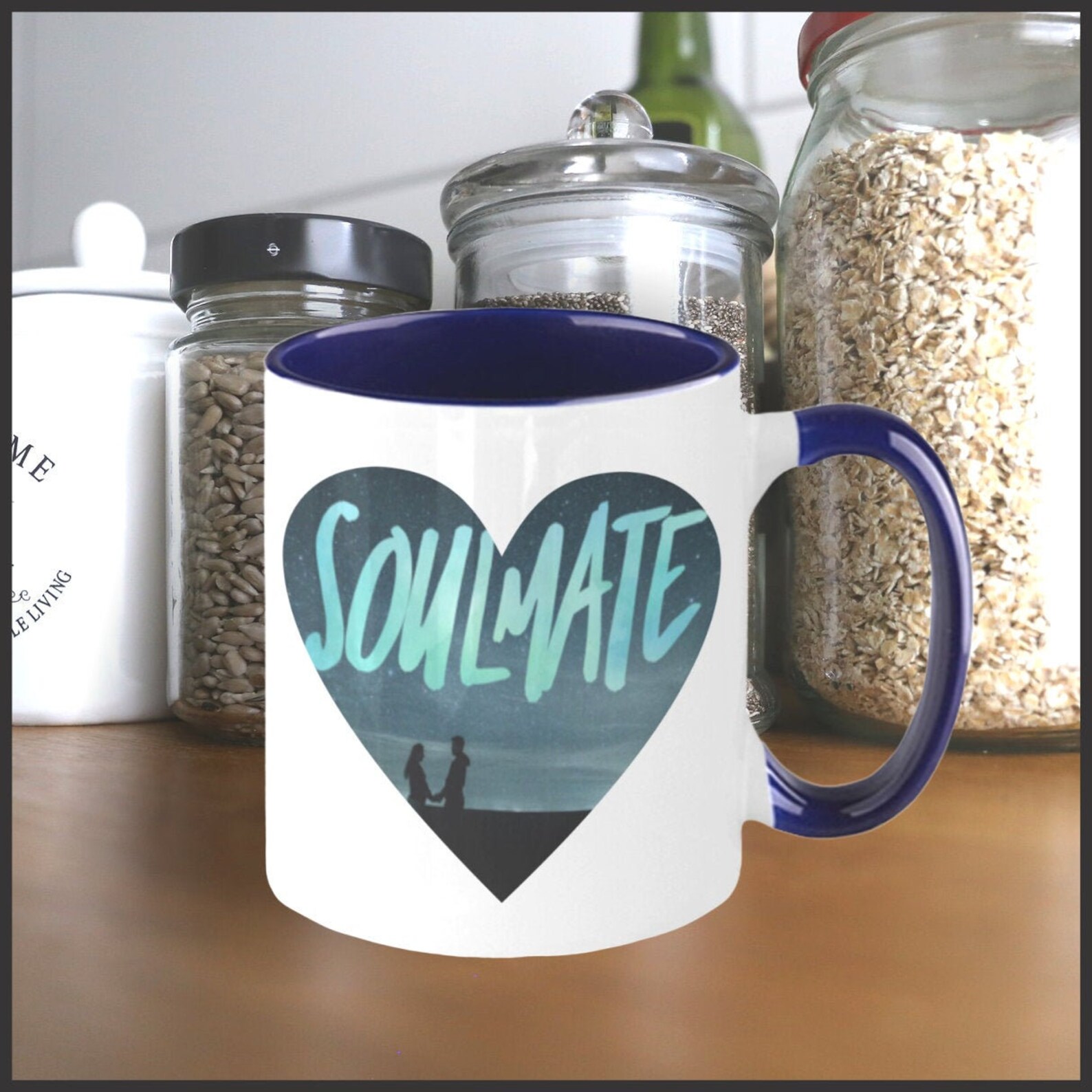 Soulmate Coffee Mug Soulmate Mug Mugs For Soulmates Two Etsy