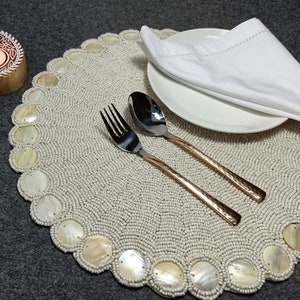 Handmade mother of pearl Placemat