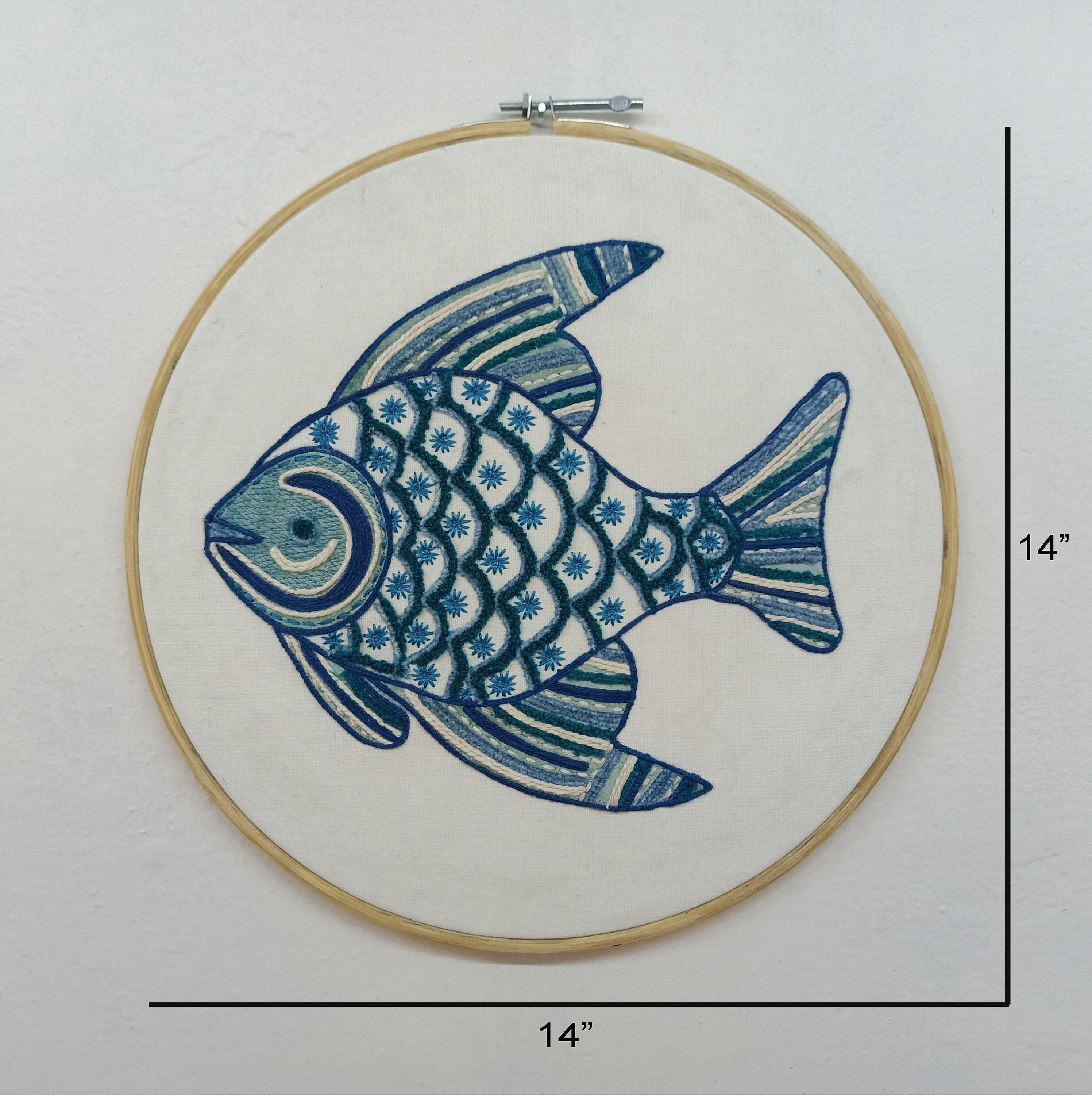 Handmade Embroidery wall decor frames Set of 4 Etsy