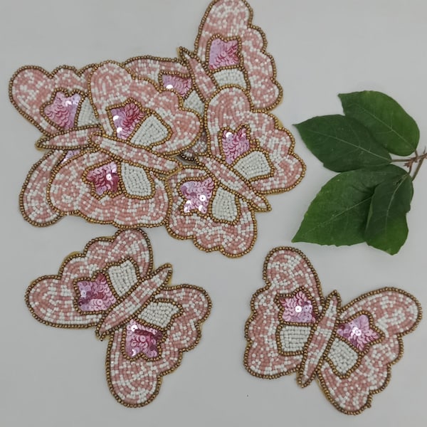 Beaded Butterfly Coasters Etsy