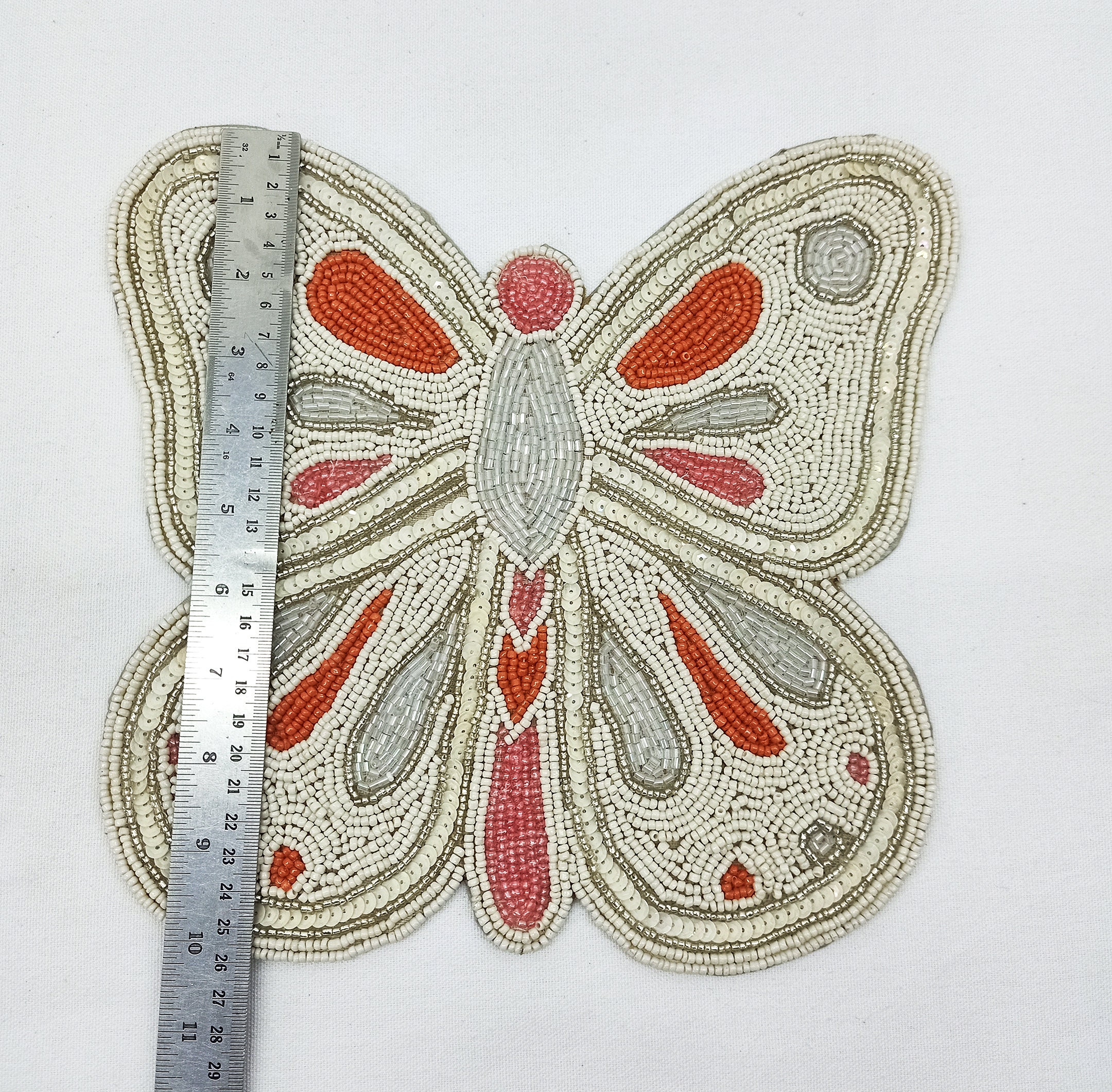 Handmade butterfly Beaded Placemat Etsy