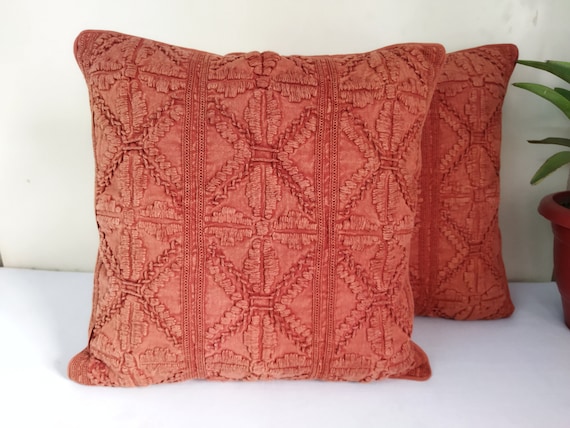 Stone washed cotton Pillow Cover