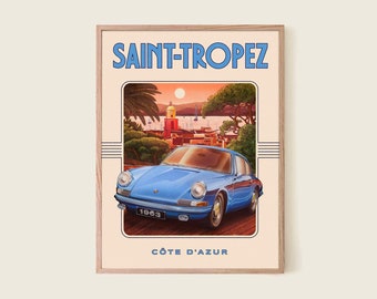 Affiche - Saint Tropez - 30x40cm
