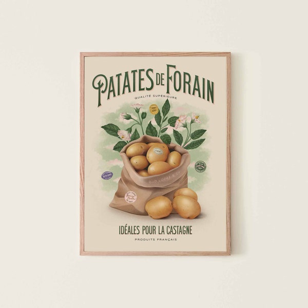 Affiche - Patates de forain