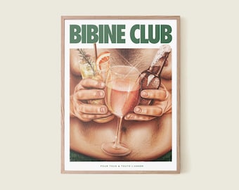 Poster - Bibine Club - 30x40cm