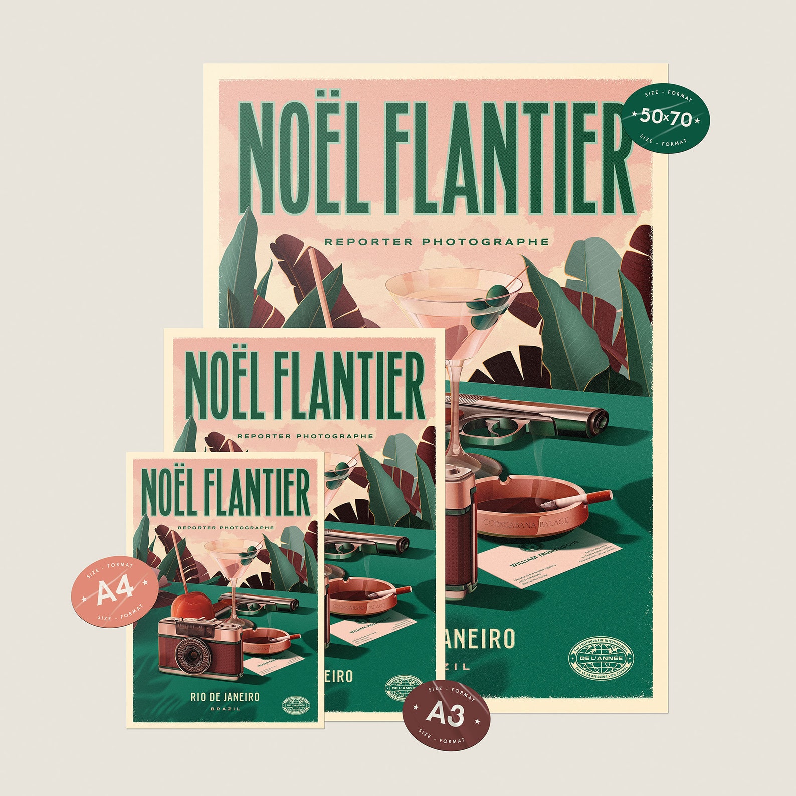 Noël Flantier Poster Etsy France