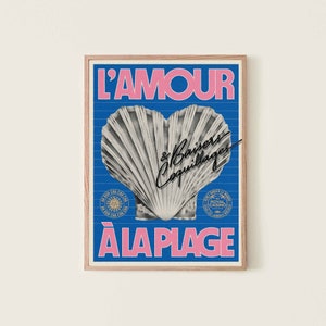 Poster - Love at the beach