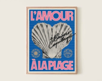 Poster - Love at the beach