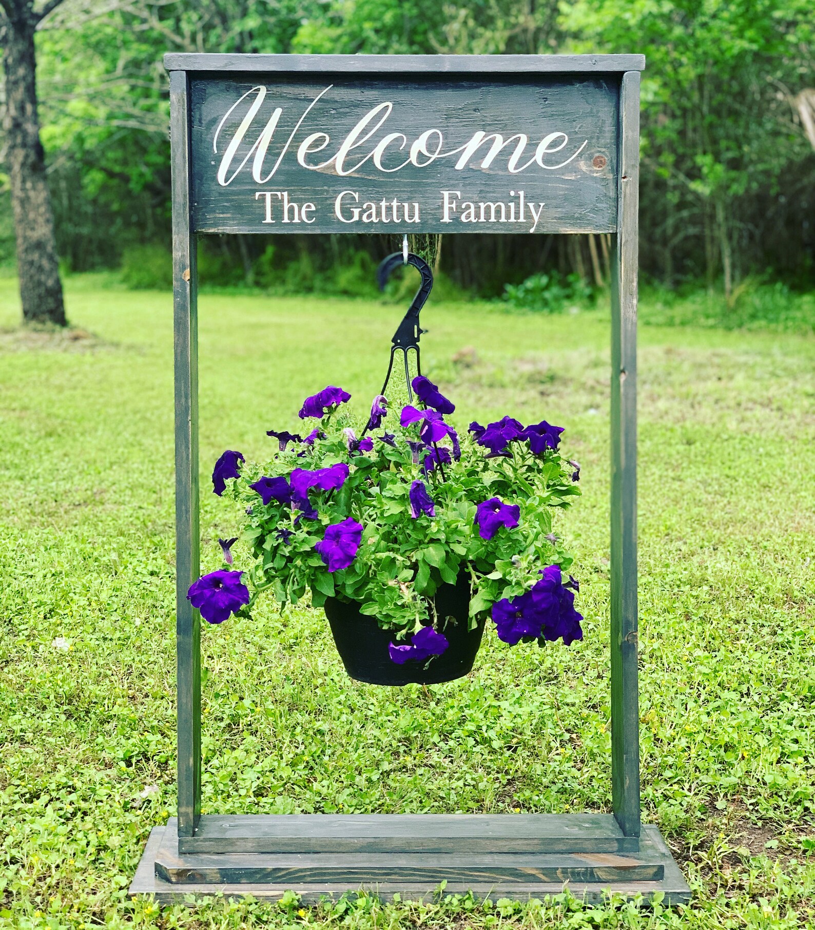 Front Yard Welcome Sign, Welcome Sign, Yard Sign, Custom Yard Sign ...