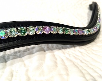 Clover Browband with European made Crystals