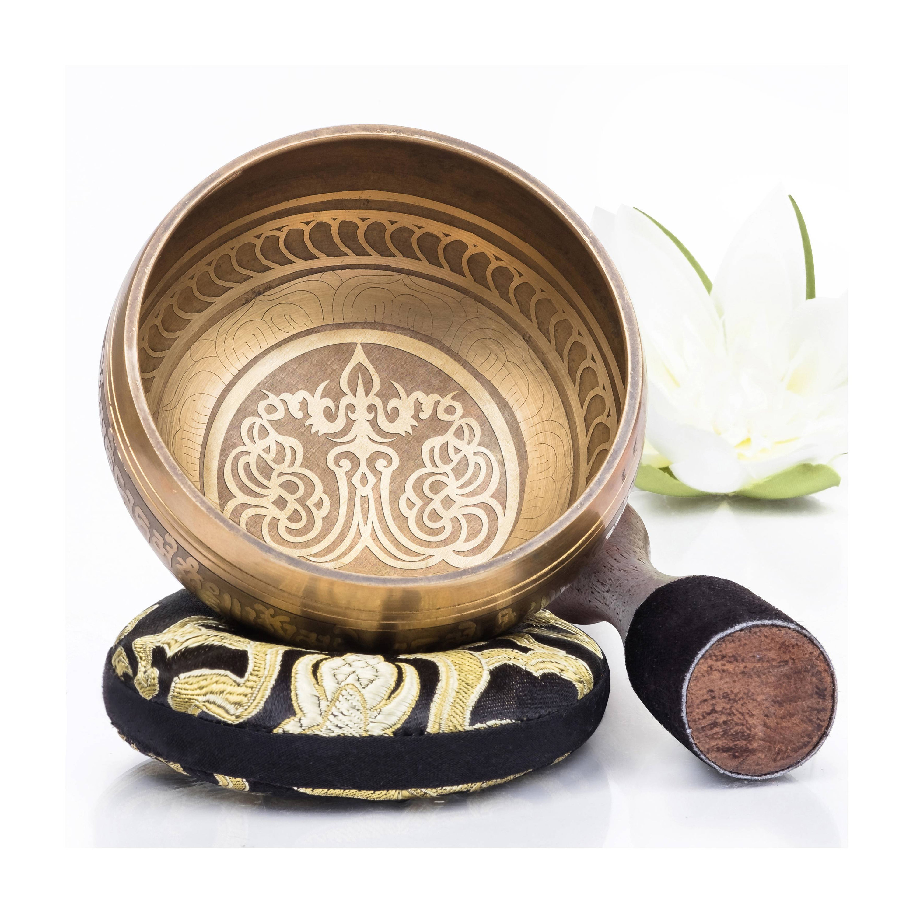 Tibetan Singing Bowl Set Easy to Play Creates Beautiful Etsy