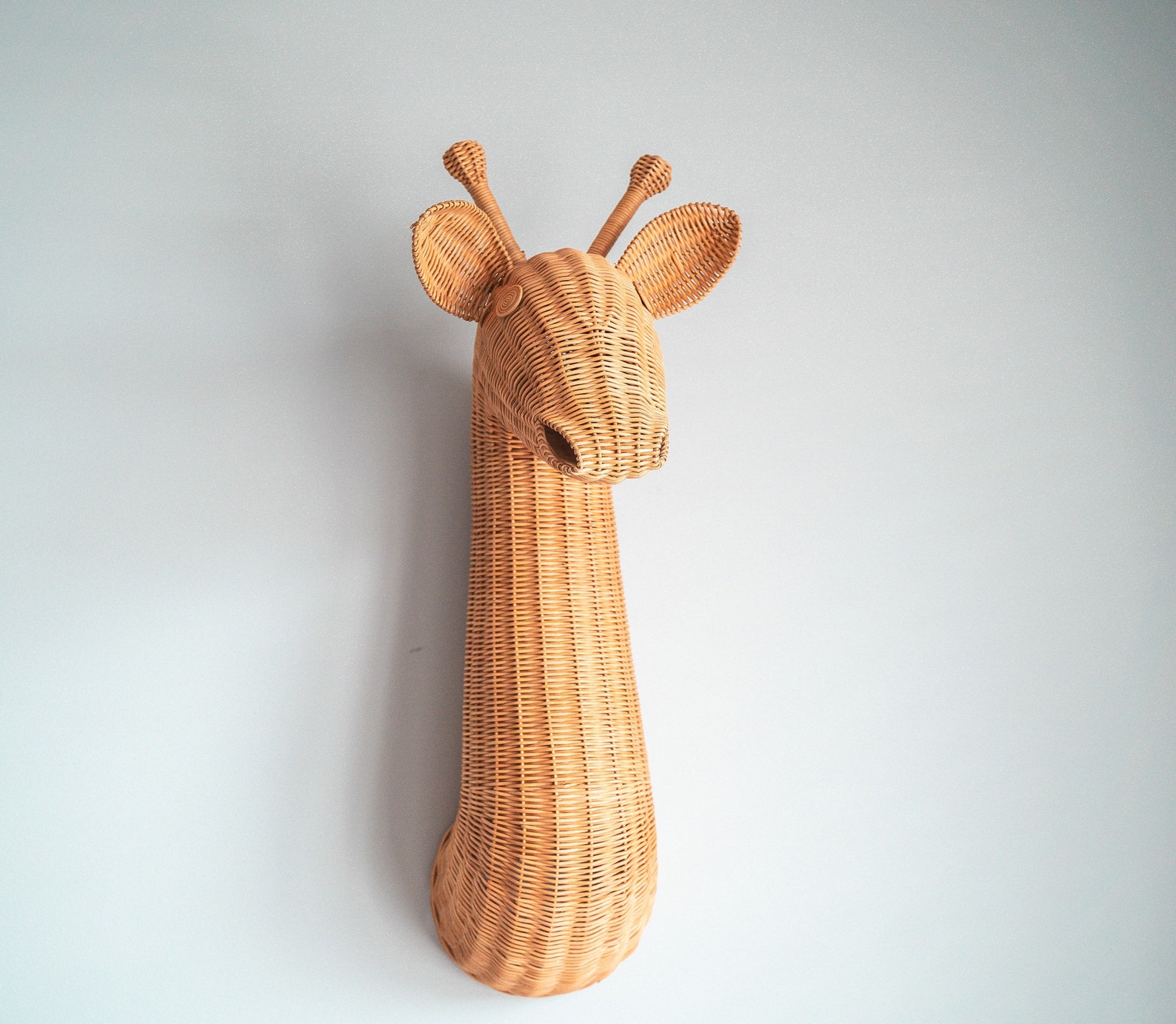Rattan Giraffe Wall Decor for Kids Room Etsy
