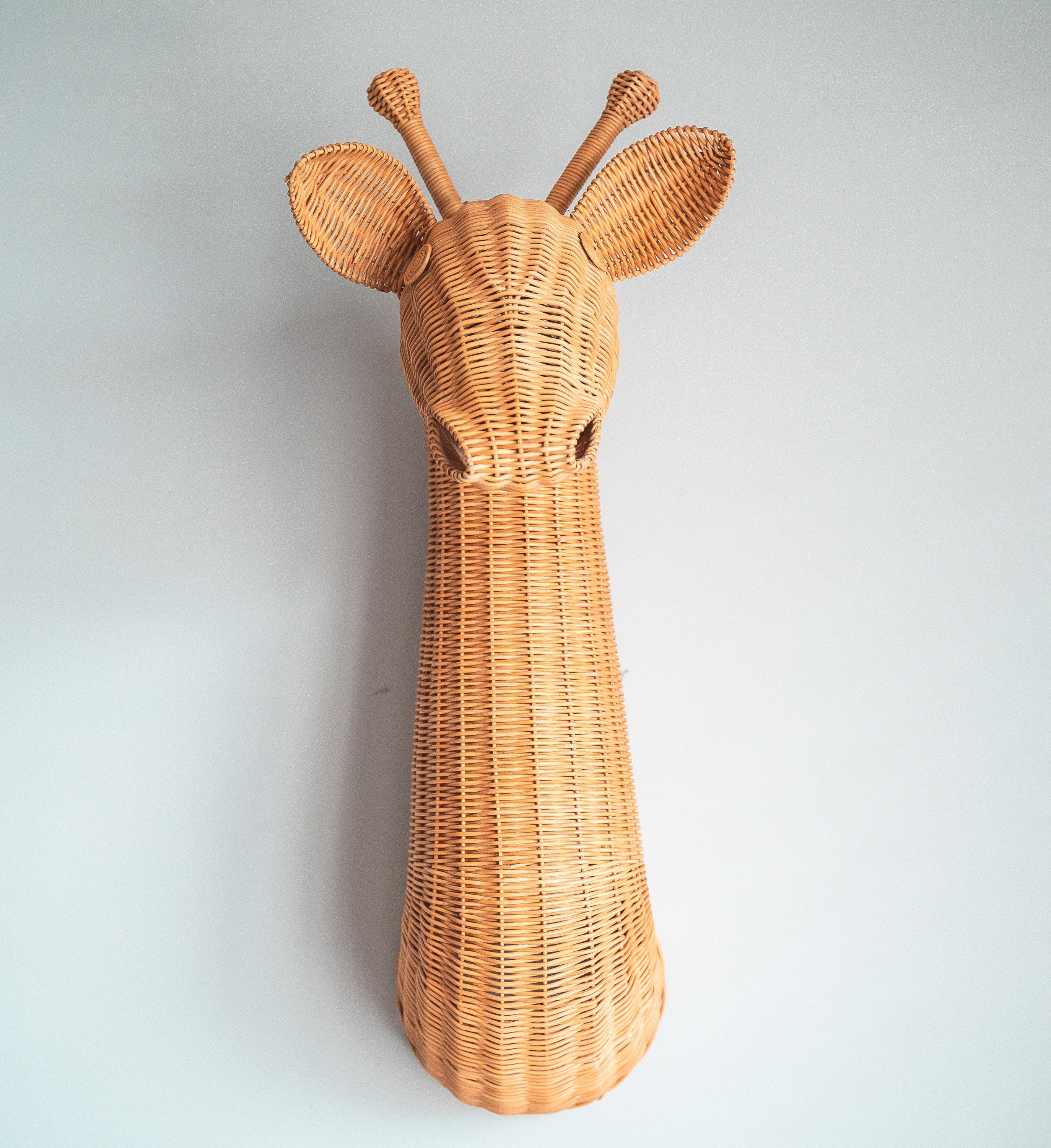Rattan Giraffe Wall Decor for Kids Room Etsy