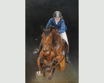 Original Horse Oil Painting on Canvas by Alexander Shenderov