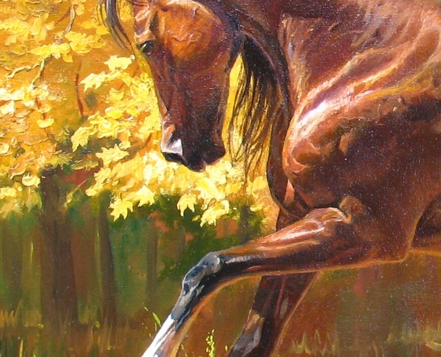 HORSE 油絵アート hqdefault.jpg