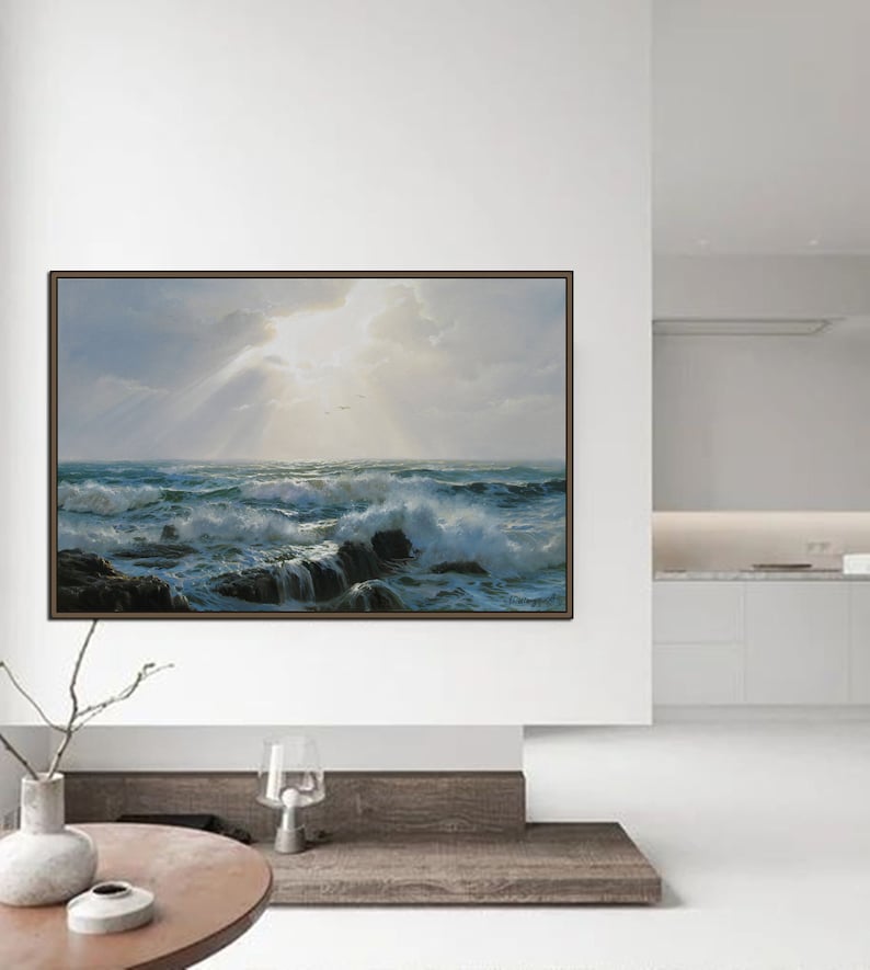 Oil Painting by Alexander Shenderov Ocean Painting on Canvas - Etsy