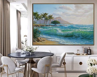 アメリカの装飾的な絵画防水 人物油絵 Amazon.co.jp: 絵画 幸運の木風水絵 黄金の木の油絵インテリア