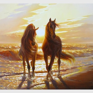 Horse painting large by Alexander Shenderov original oil painting on canvas horse wall art canvas horse art horse oil painting large canvas