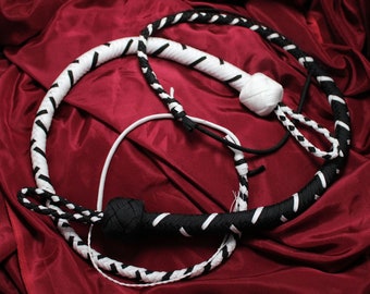 Duo of Florentine paracord whips Yin and Yang