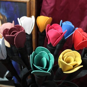 Pankin Rostea Emerald Green Spanking Rose, Bdsm Eternal Flower in Leather - Etsy
