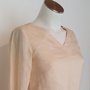 Vintage Silk Tunika-70s- Retro Blouses- vintage Tunika- Silk Blouses