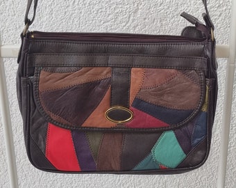 Vintage Patchwork bag, 80s/90s original Vintage