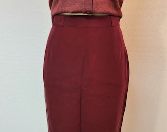 Vintage skirt pure silk, skirt brand Apart, vintage skirt from the 90s.