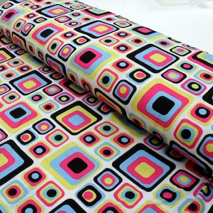 Viskose Jersey, Knit Fabric  retro Style