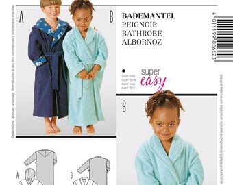 Burda Kids Pattern 2662  - Kids bathrobe