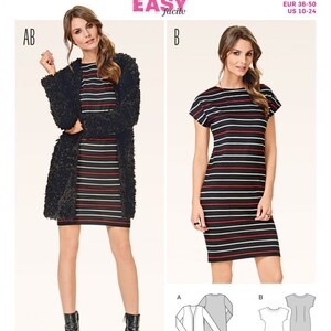 Burda Sewing Pattern Jacket &  Dress