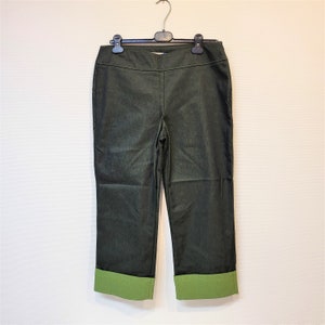 Vintage jeans- jeans trousers with envelope- 90s jeans trousers,jenas trousers 7/8 length.