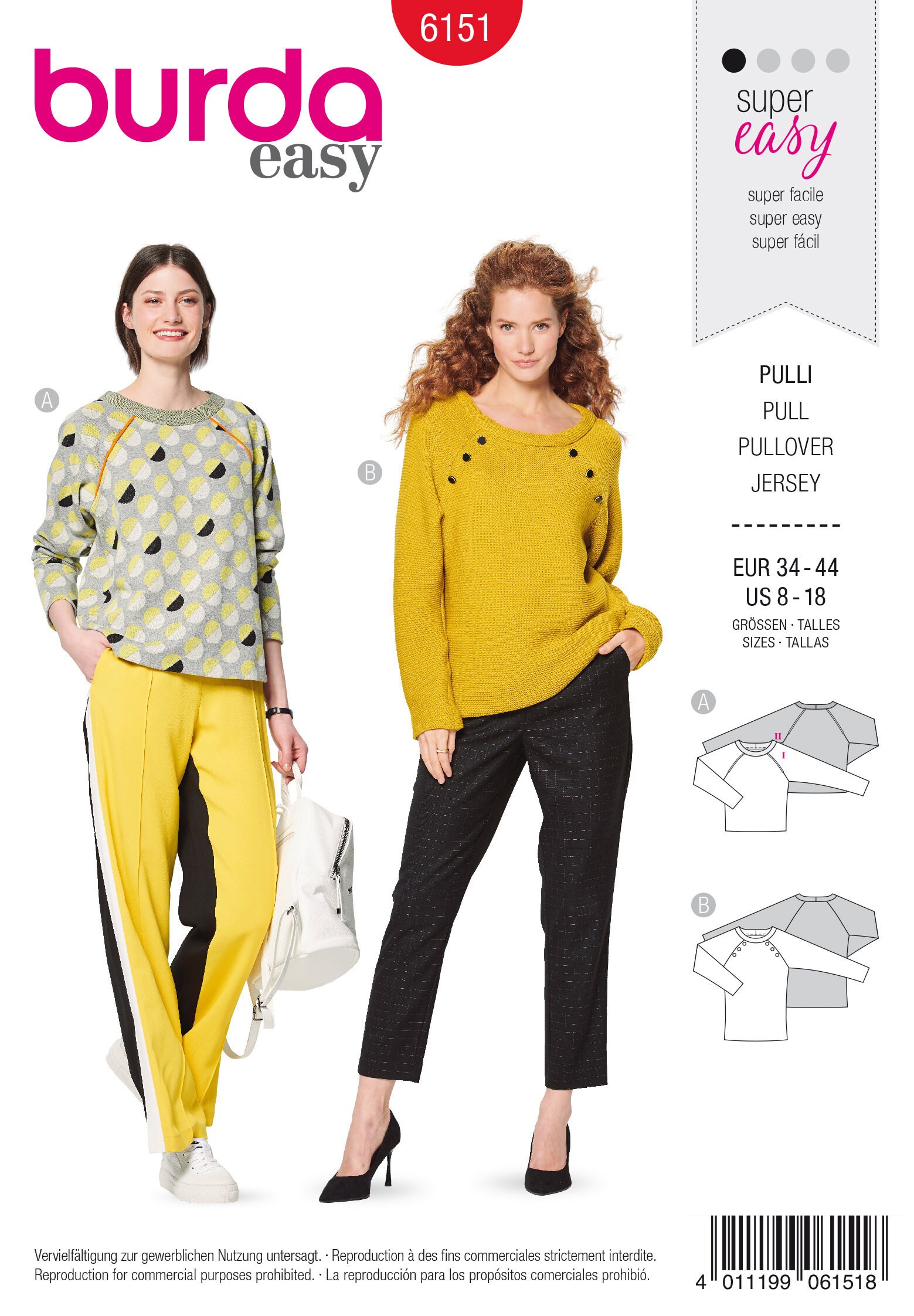 burda sweatshirt pattern