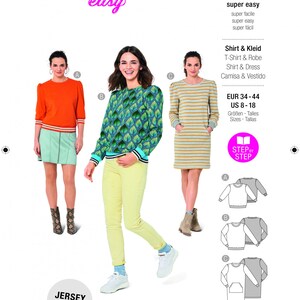 Papier modèle Burda 6109 Shirt &robe