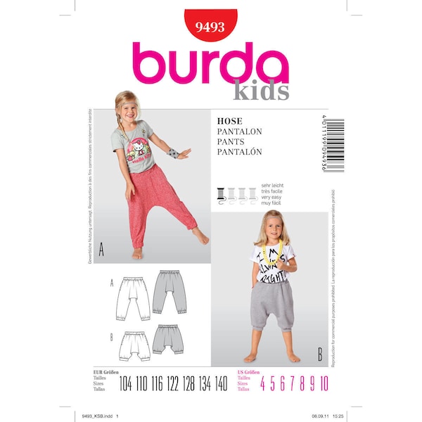 Nitya Design Pantaloni Harem per bambini a forma di pompa, da