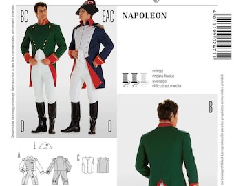 Burda 2471 Napoléon - Costume historique - fashing- carnaval