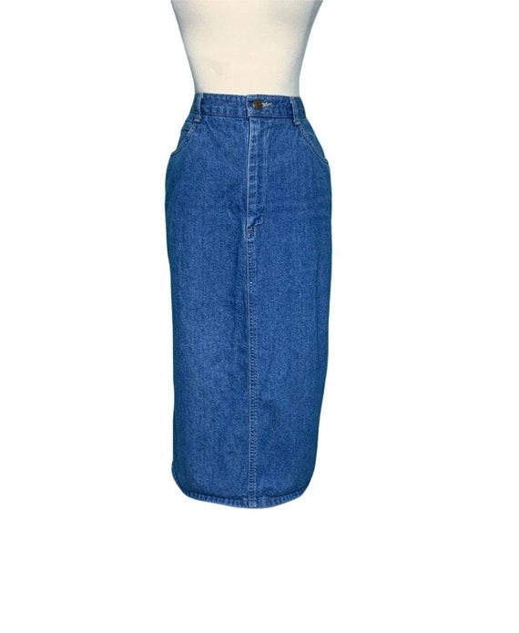 Talbots jean skirt sales