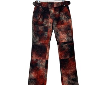 MISBHV red rust wool blend tactical moto pants size small