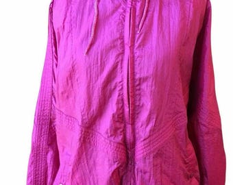 Pacific Trail Vintage Fuchsia Windbreaker Jacket Size Small