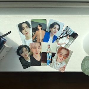 Cartões fotográficos do BTS Yoongi