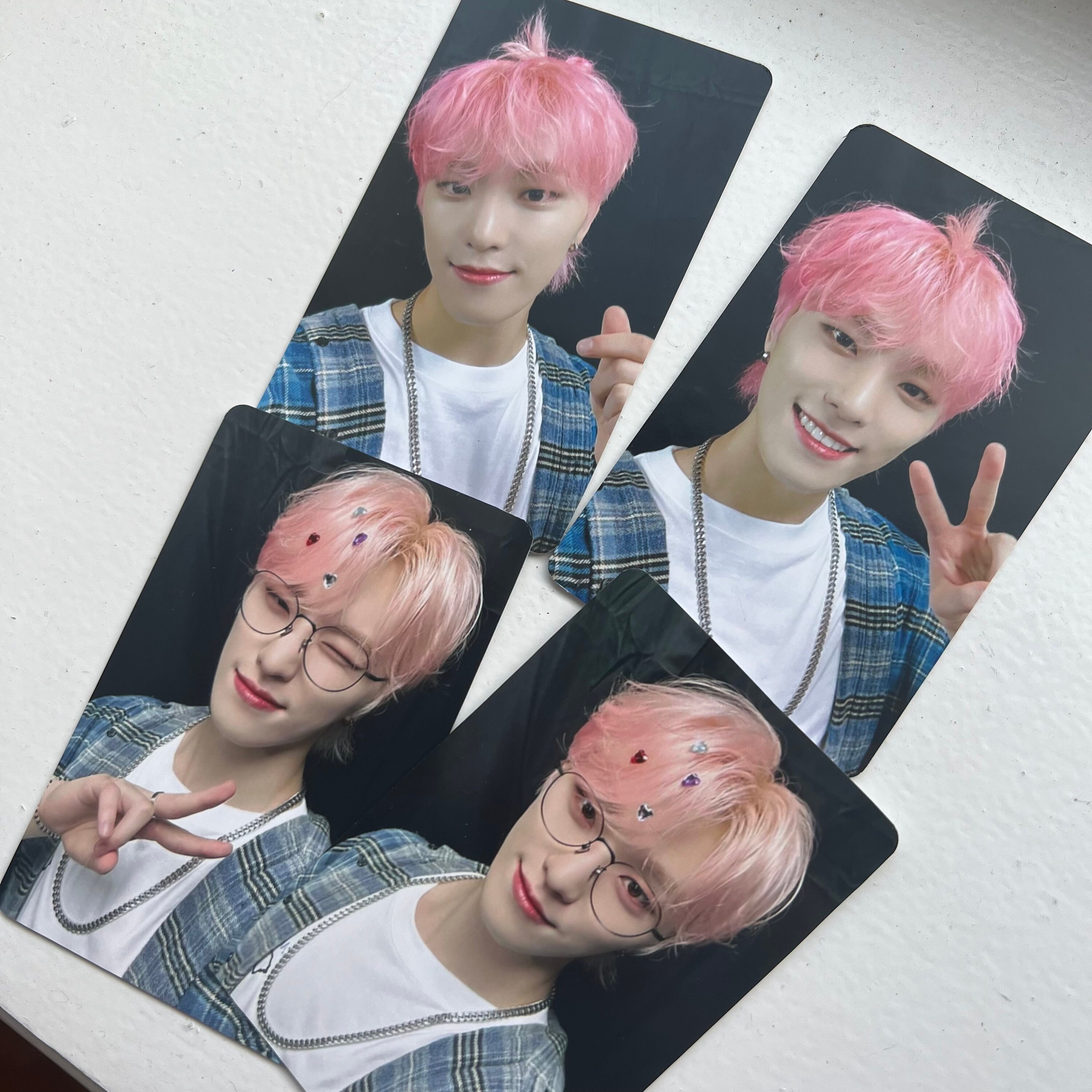 SEVENTEEN  YMMD  ビハインドカード  ディノ セブンティーン ピンク ディノ 非公式フォトカード - Etsy 日本