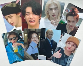 Hyunjin Meme-fotokaarten voor zwerfkinderen