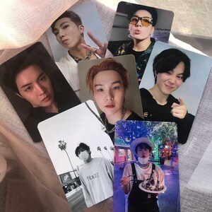 Cartões fotográficos Kpop do BTS na América