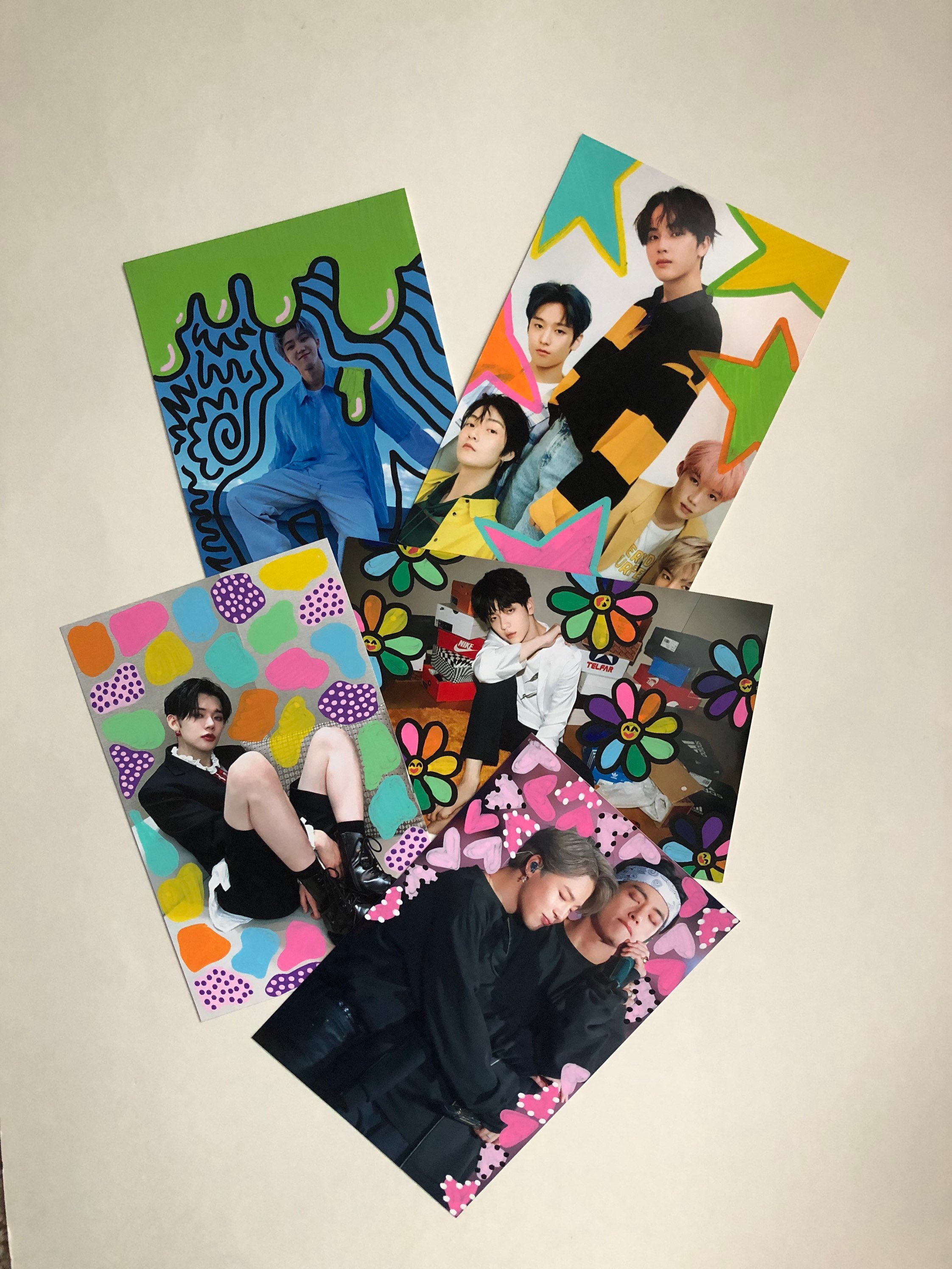 Hand-Drawn Doodled Kpop Prints