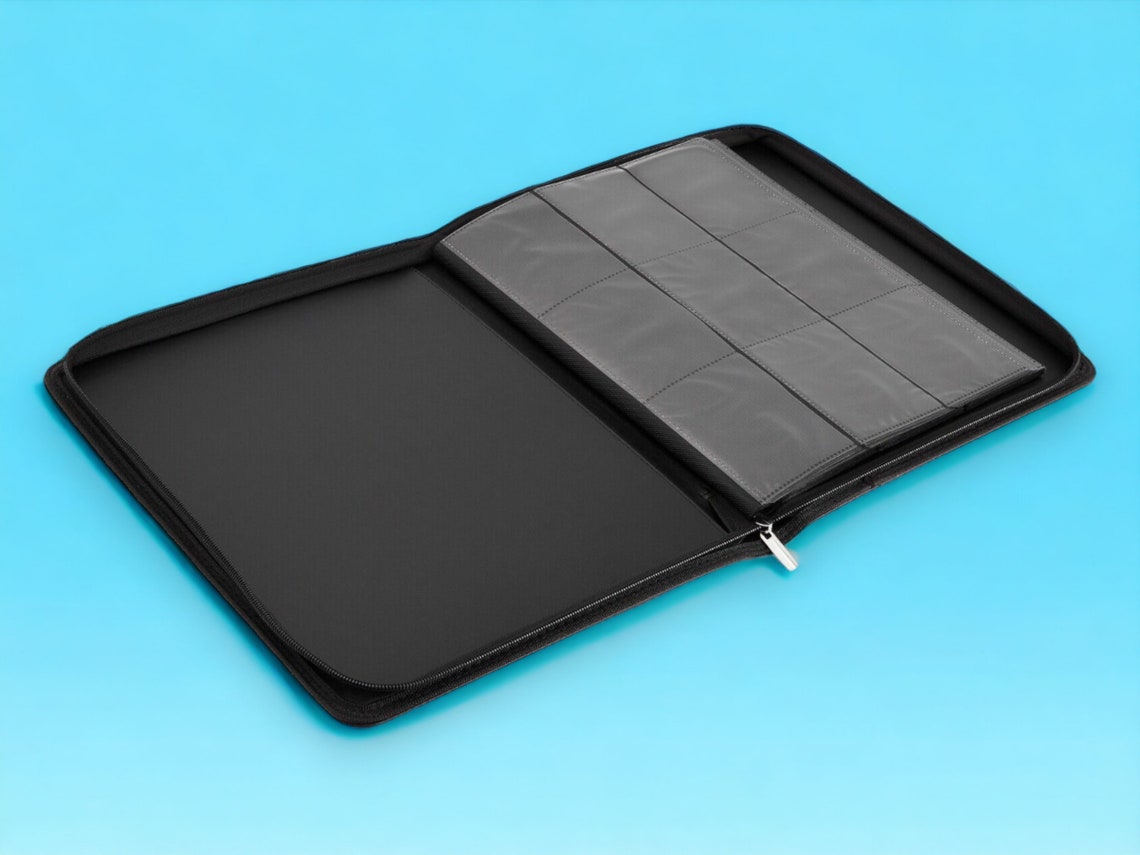 360 Card Pocket Binder With Zipper Album Folder 9 Pocket Etsy