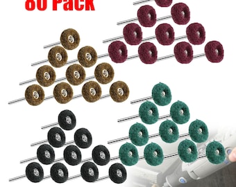 25mm Round Wool Felt Buffing Wheel Brush Rotary Tools - United Arab Emirates