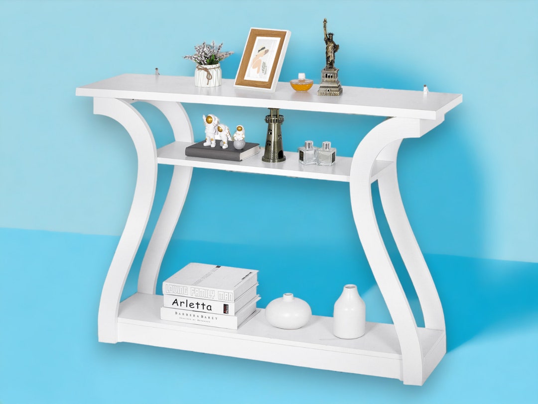 Console Table Modern With Storage Hall Display Sofa Side Table - Etsy