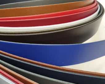 Real Leather Blanks Straps 35mm wide